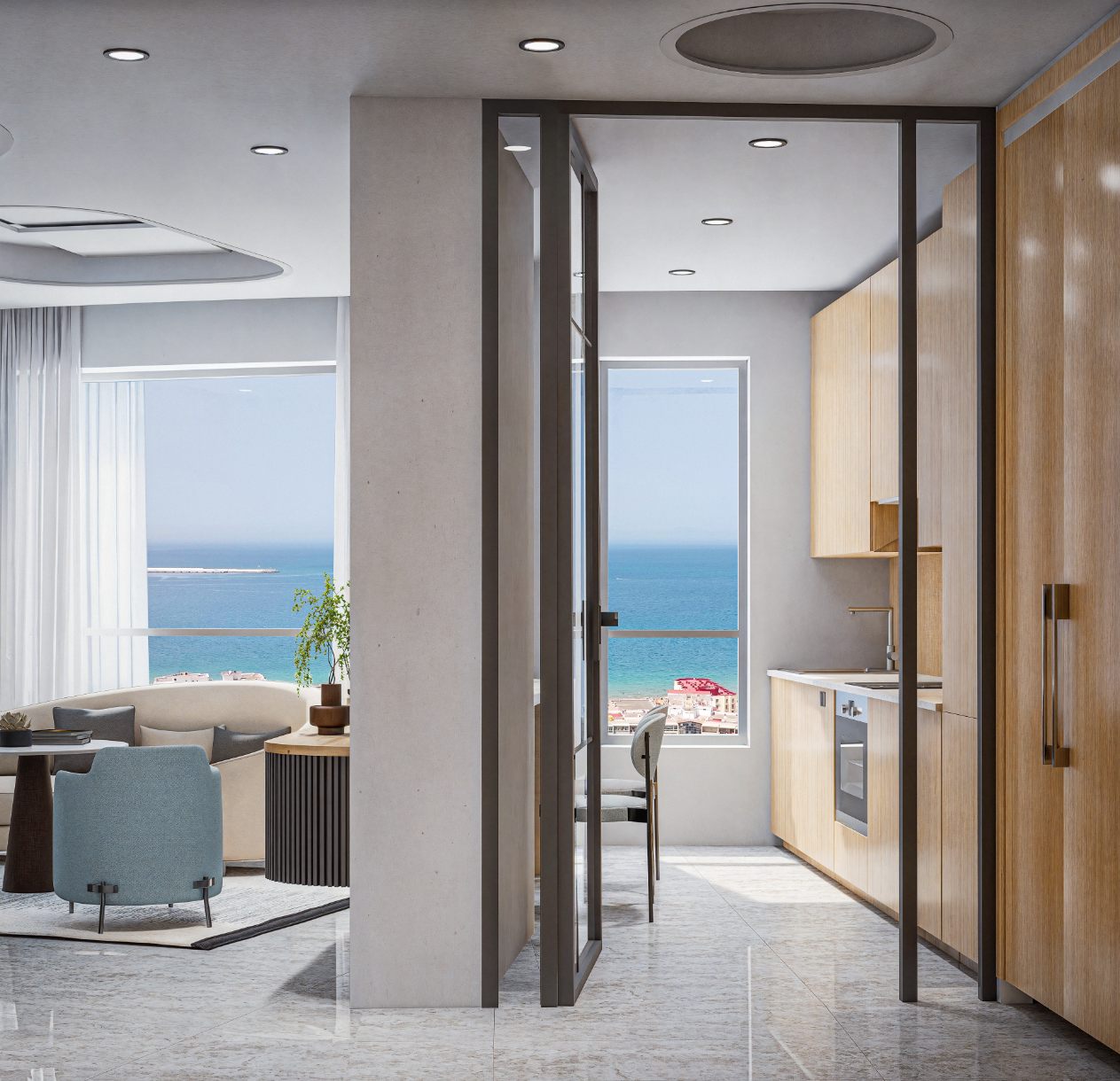 Int&eacute;rieur ImmoTaya vue mer